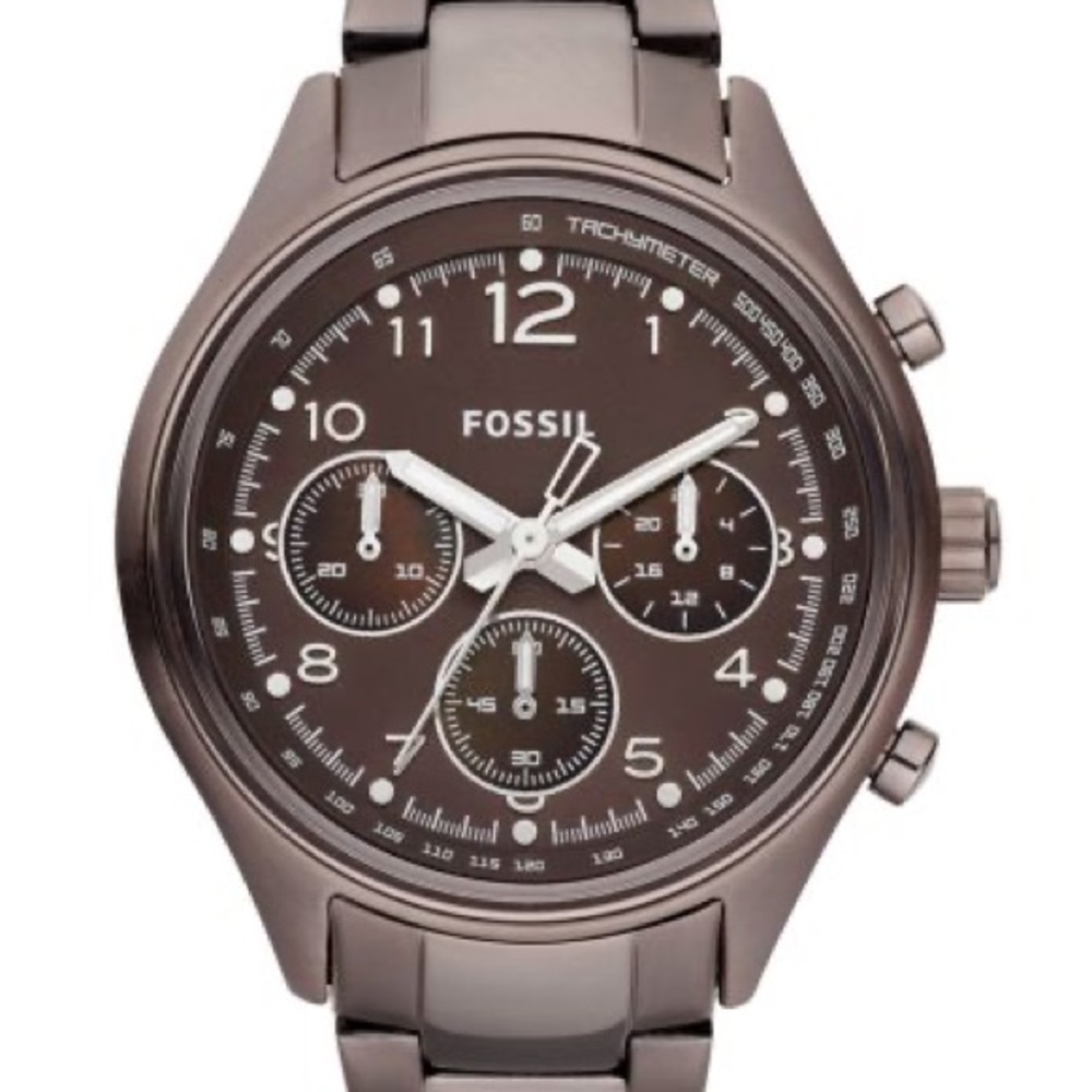 Fossil Brown Chronograph Watch